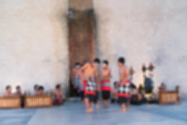 Traditionell Bali dans oskärpa bakgrund — Stockfoto