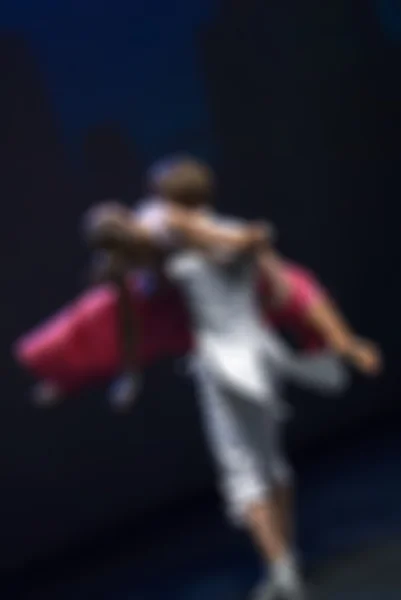 Contemporary dance performance bokeh blur background — Stock Photo, Image