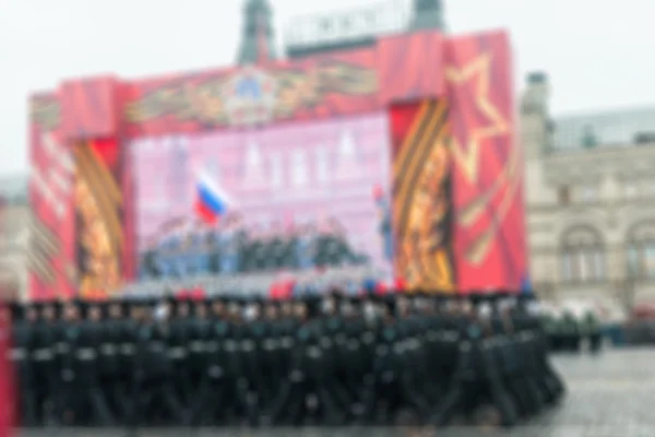 Парад на Червоній площі в Москві розмиття фону — стокове фото