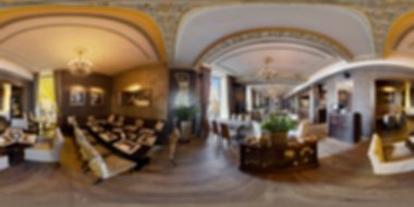 Restoran panorama bulanıklık arka plan