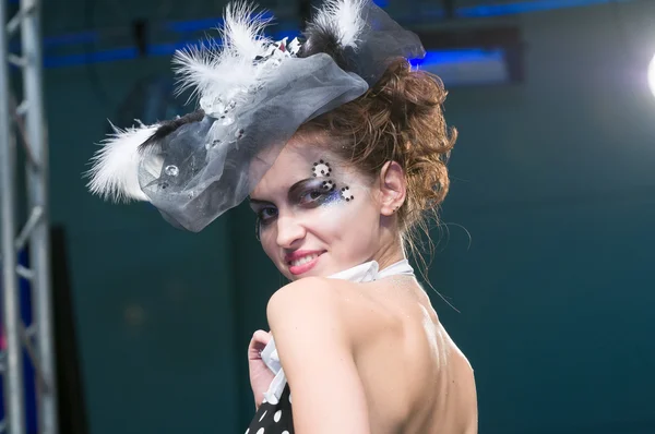 Fashion show catwalken — Stockfoto