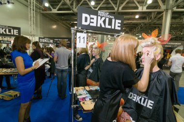 Makyaj ve saç sanatçılar rekabet