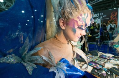 Makyaj ve saç sanatçılar rekabet