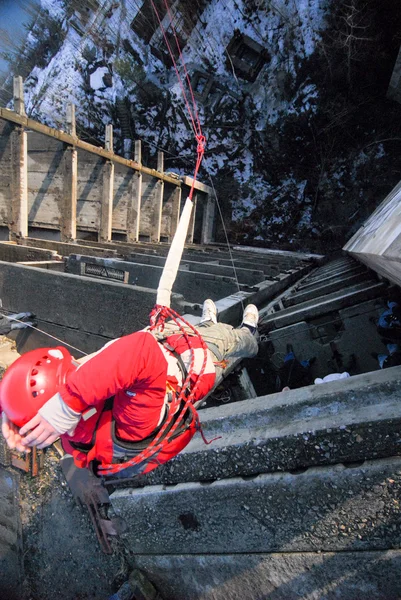 Cuerda salto evento tema borroso fondo — Foto de Stock