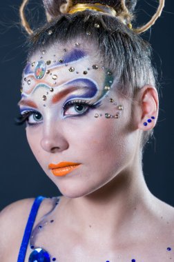 Makyaj ve saç sanatçılar rekabet