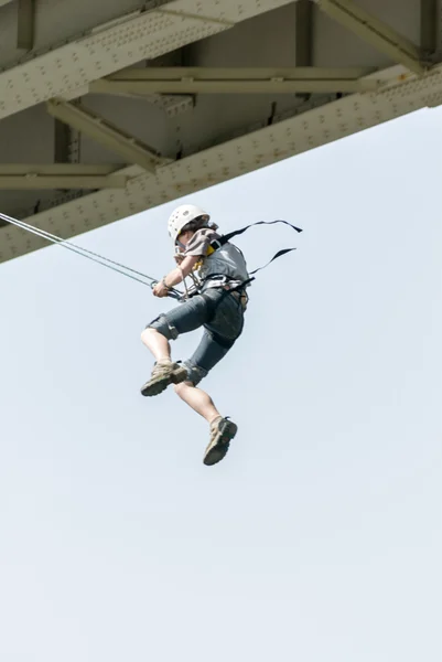 Aşırı ropejumping — Stok fotoğraf