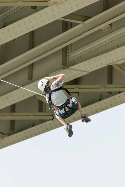 Salto de corda extremo — Fotografia de Stock