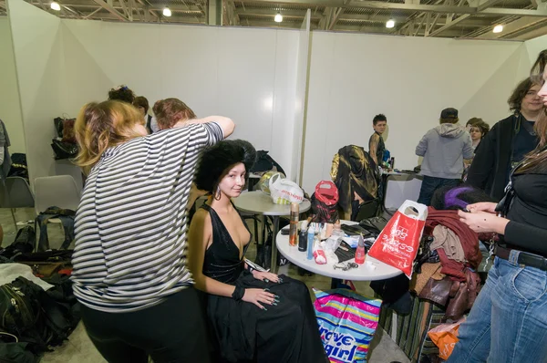 Maquiagem e concurso de artistas de cabelo — Fotografia de Stock