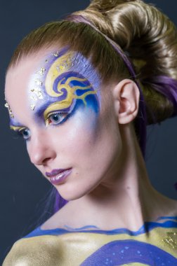 Makyaj ve saç sanatçılar rekabet