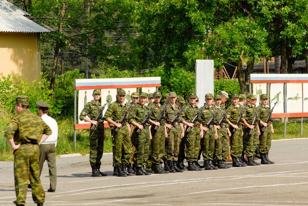 Cena do exército russo — Fotografia de Stock