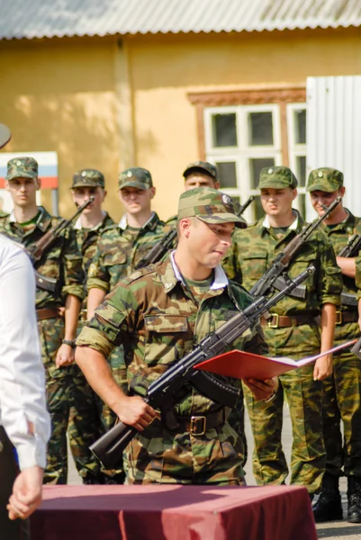 Szene der russischen Armee — Stockfoto