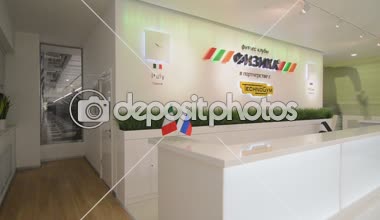 Fitness resepsiyonda