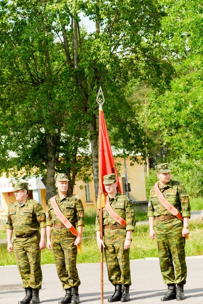 Russian army military oath — Stock Photo, Image