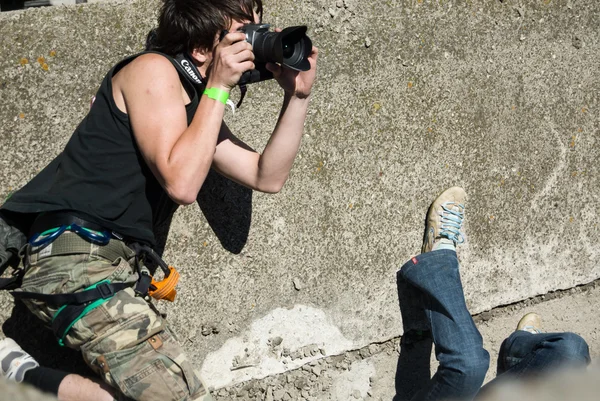 Sport estremi Ropejumping — Foto Stock