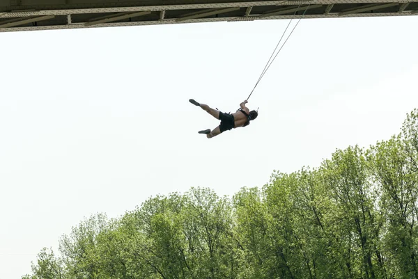 Extremsport Seilspringen — Stockfoto