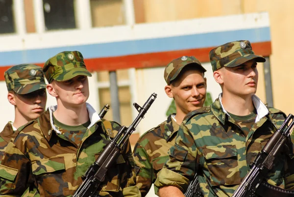 Russian army oath day — Stock Photo, Image