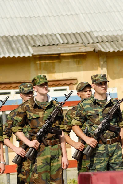 Dia de juramento do exército russo — Fotografia de Stock