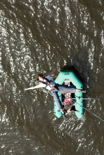 Deportes extremos Ropejumping — Foto de Stock