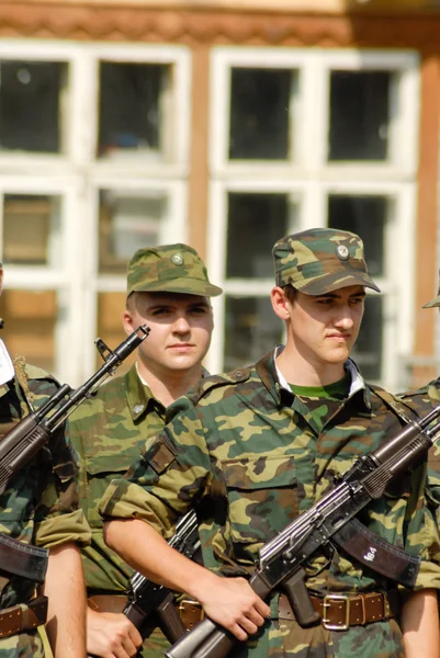 Russian army scene — Stock Photo, Image