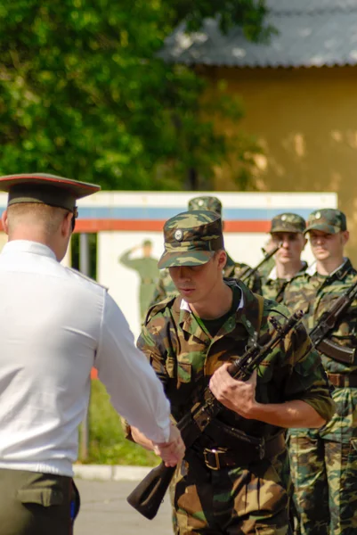 Szene der russischen Armee — Stockfoto