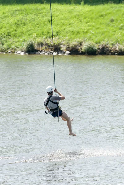 Sport estremi Ropejumping — Foto Stock