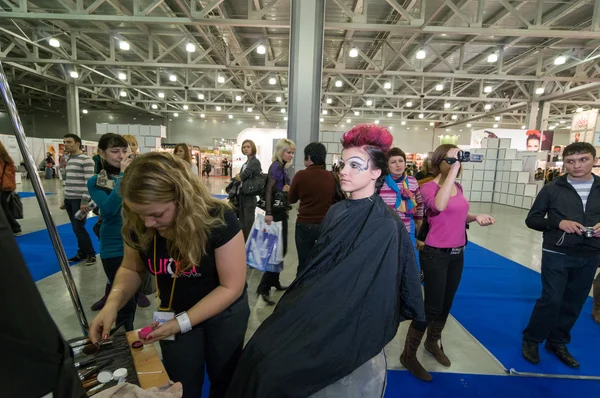 Maquiagem e concurso de artistas de cabelo — Fotografia de Stock