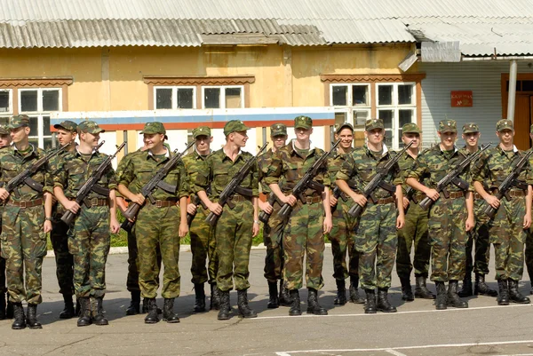 Cena do exército russo — Fotografia de Stock