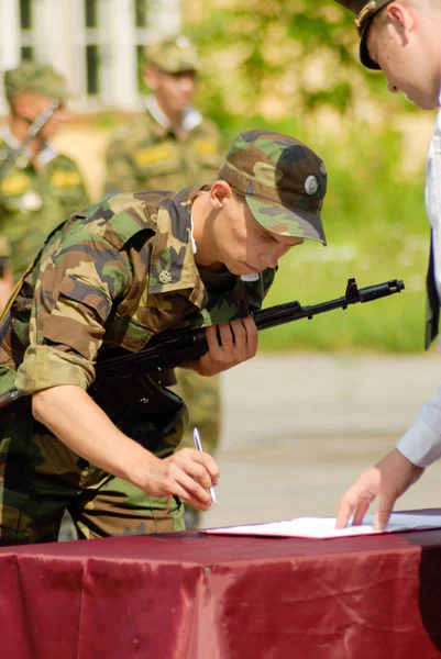 Adegan tentara Rusia — Stok Foto