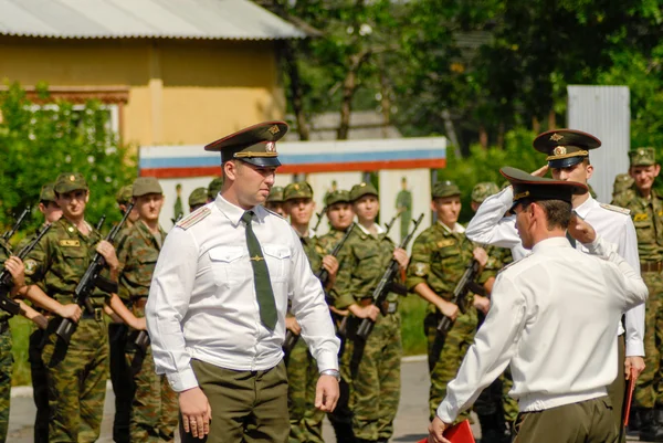 Szene der russischen Armee — Stockfoto