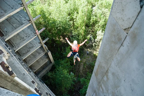 Deportes extremos Ropejumping —  Fotos de Stock