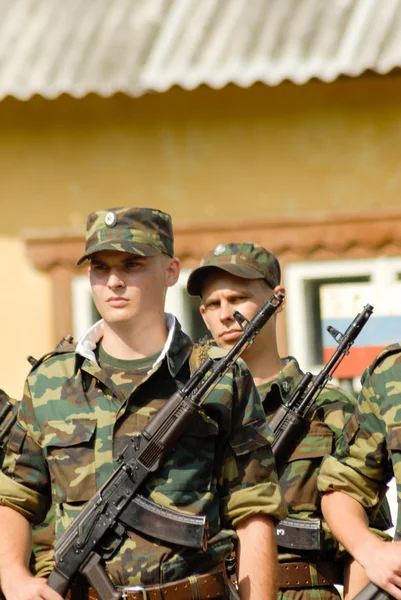 Escena del ejército ruso — Foto de Stock