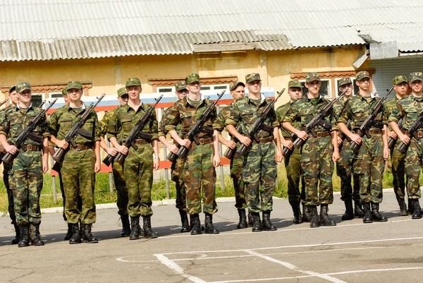 Russian army scene — Stock Photo, Image