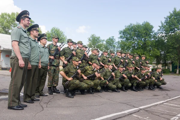 ロシアの軍隊のシーン — ストック写真