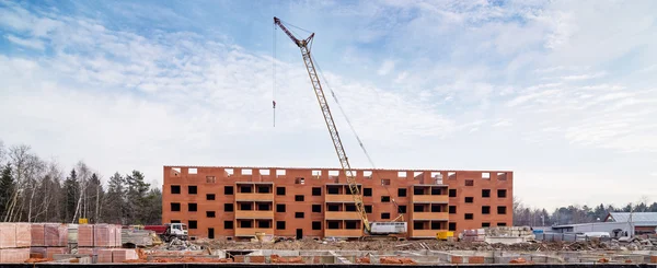 Construction site panorama — Stock Photo, Image