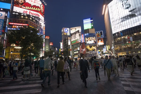 Intersección de Shibuya en Tokio Imágenes de stock libres de derechos