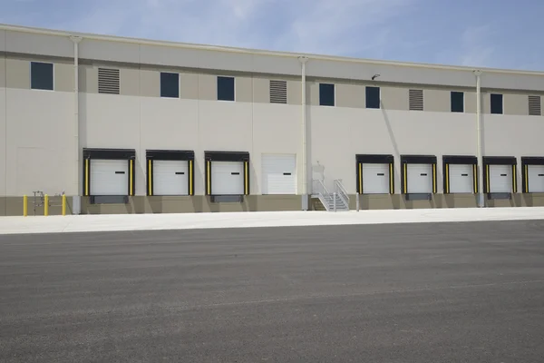 Shipping docks for a warehouse — Stock Photo, Image