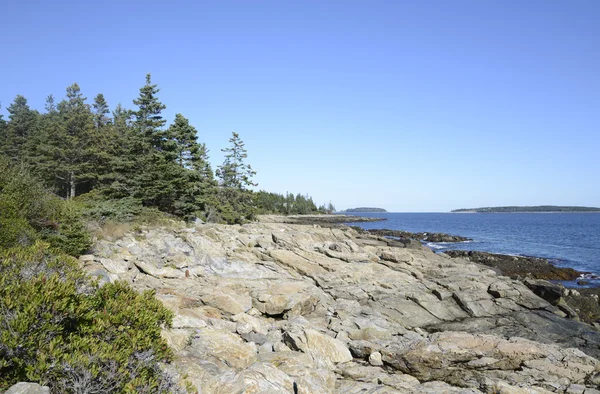 Costa escarpada de Maine — Foto de Stock