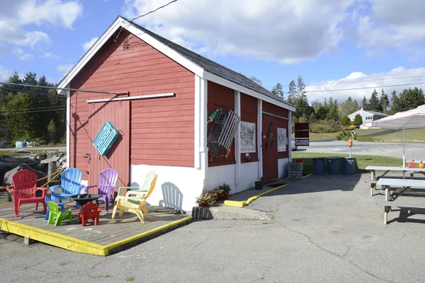 Petite cabane à homard dans le Maine côtier — Photo