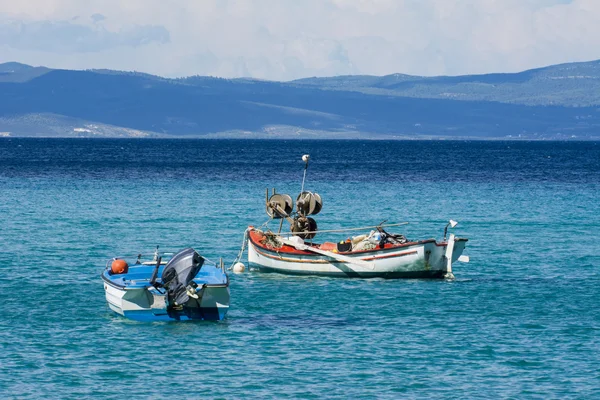 Αλιευτικά σκάφη σε λιμένα — Φωτογραφία Αρχείου