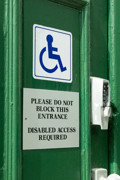 Disabled Access Door Sign