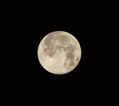 Supermoon 10 Ağustos 2014 tarihinde