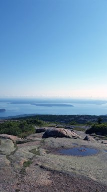 maine dağ görünümünde