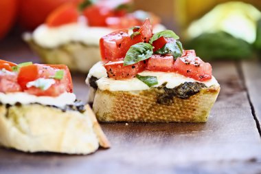 bruschetta lezzetli meze