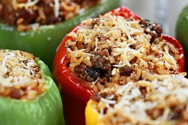 Baked Stuffed Peppers — Stock Photo, Image