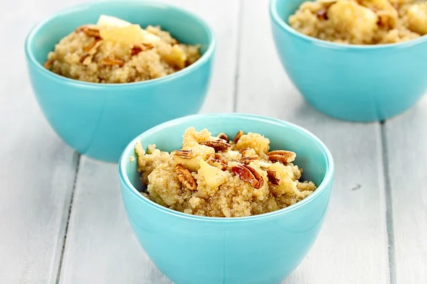 Quinoa with Nuts and Apples — Stock Photo, Image