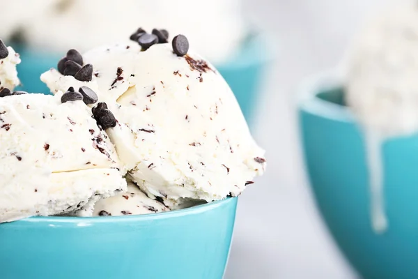 Delicious Chocolate Chip Ice Cream — Stock Photo, Image