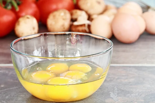 Bevestigingen voor een Omelet — Stockfoto