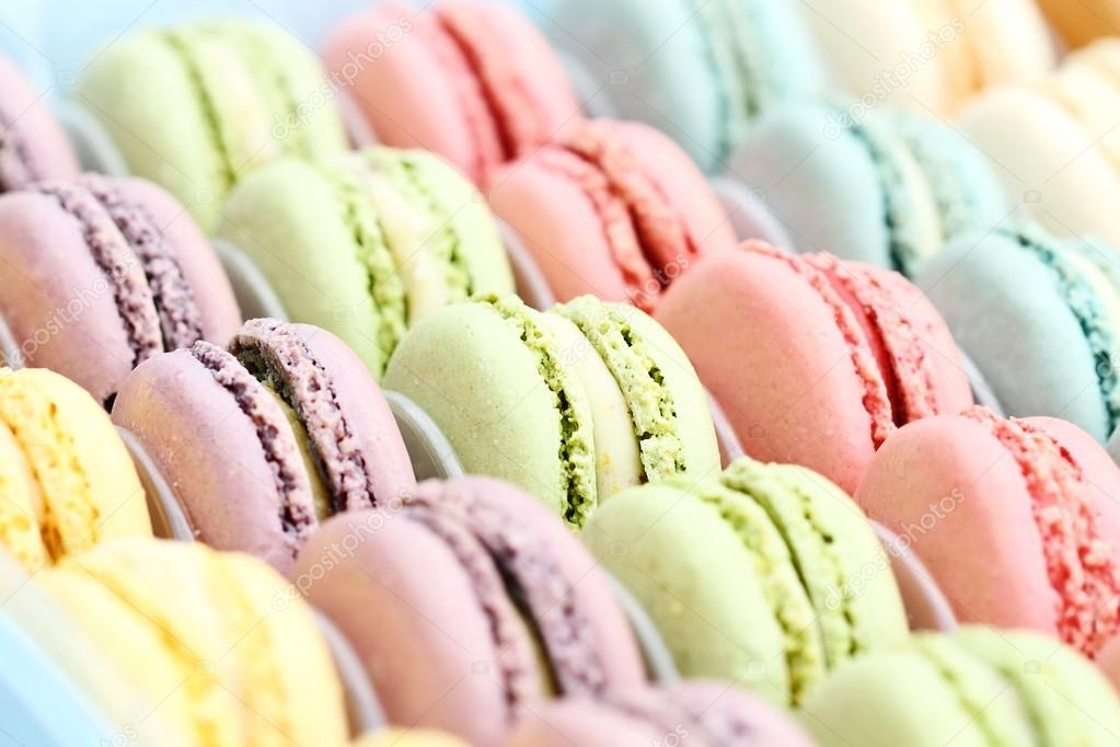Pastel Colored Macarons — Stock Photo © StephanieFrey #79921114