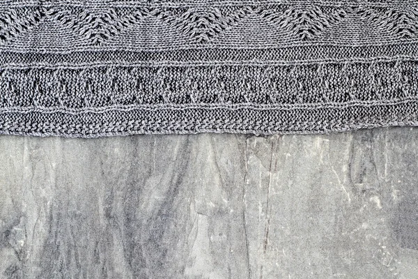 Maglione e pietra sfondo — Foto Stock