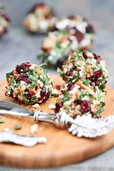 Noz de arando Cheeseball — Fotografia de Stock